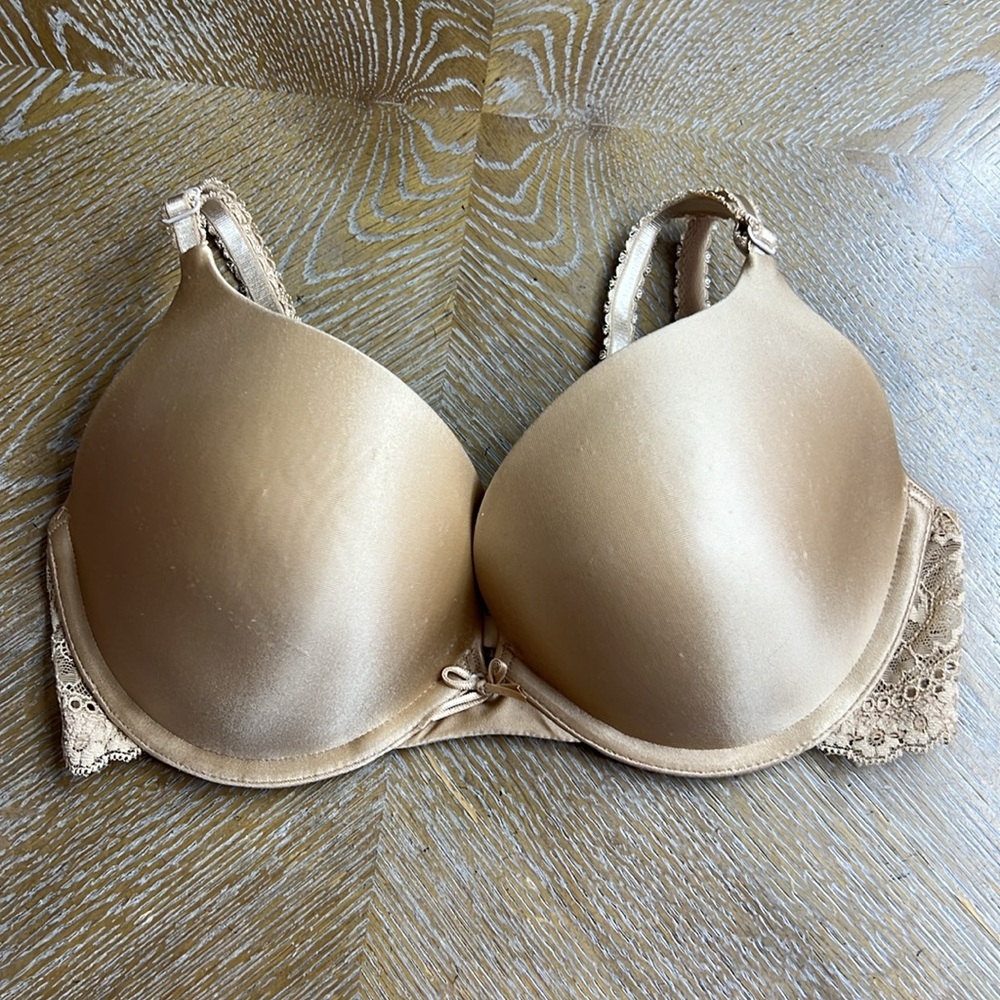 MAIDENFORM Nude #8829 Padded Push-Up Bra 34D
